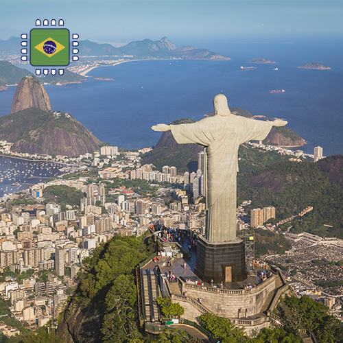 Datasimkaart Brazilië Onbeperkt (30 dagen)