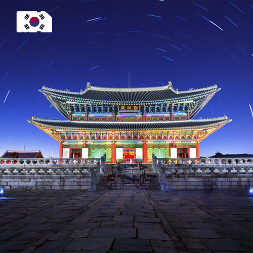 Data SIM-kaart Zuid-Korea 10GB (30 dagen)