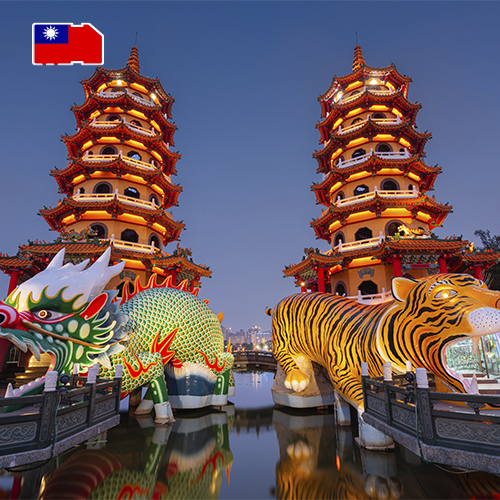 [WW_901O_STACK_ONEOFF_TAIWAN_UNLIMITED_30D_FUP60] Data SIM-kaart Taiwan Onbeperkt (30 dagen)