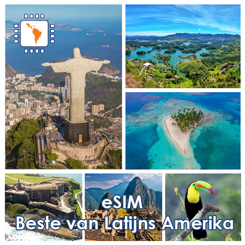 [WW_901O_STACK_ONEOFF_BESTLATAM2_10GB_30D] eSIM Beste van Latijns-Amerika 10GB (30 dagen)
