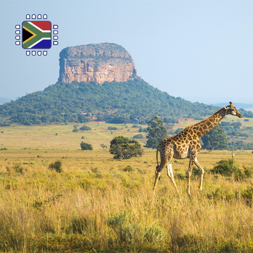 [WW_901O_STACK_ONEOFF_ZAF_10GB_7D] eSIM Zuid-Afrika 10GB (7 dagen)