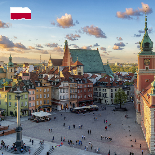 [WW_901O_STACK_ONEOFF_POL_10GB_30D] Data SIM Card Poland 10GB (30 days)