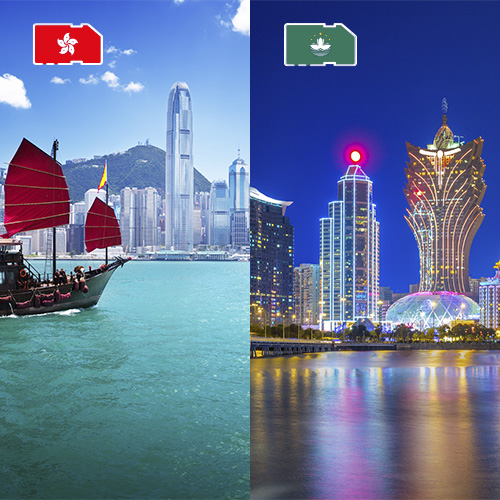 [WW_901O_STACK_ONEOFF_MAC-HKG_10GB_30D] Data SIM Card Macau & Hong Kong 10GB (30 days)