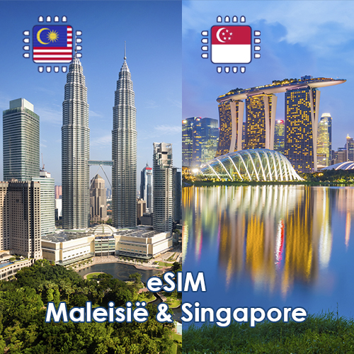 [WW_901O_STACK_ONEOFF_MYS_SGP_1GB_7D] eSIM Maleisië + Singapore 1GB (7 dagen)